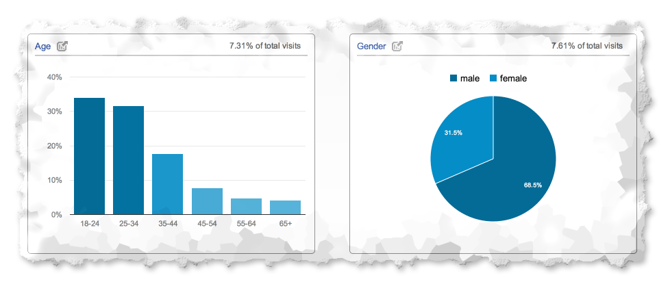 Demographics in google analytics