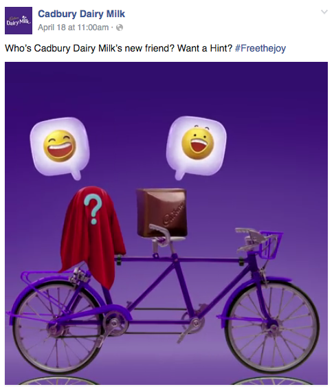 Cadbury then posted a few days after asking their Facebook followers if they wan