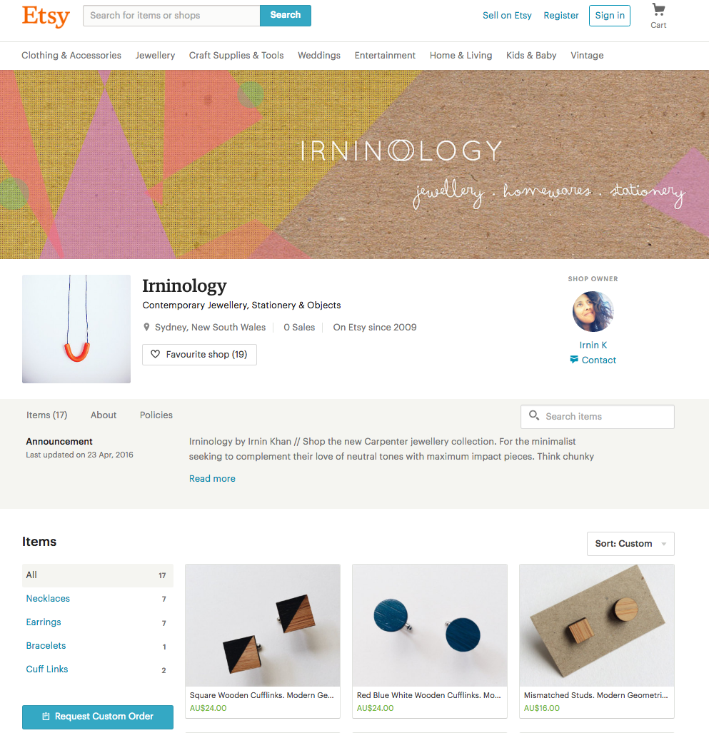 One of the biggest factors driving the online maker movement isEtsy, an online m