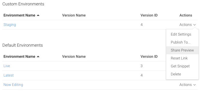 Option 1: Share preview modeSimilar to the normal share preview functionality, y