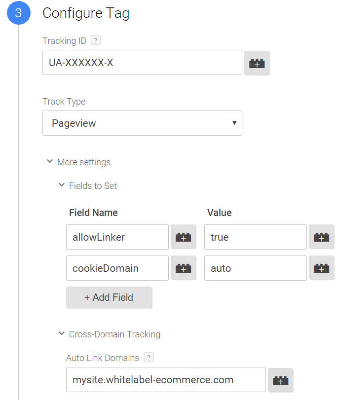 Using Google Tag Managerit is much easier. In your container on www.mysite.com,