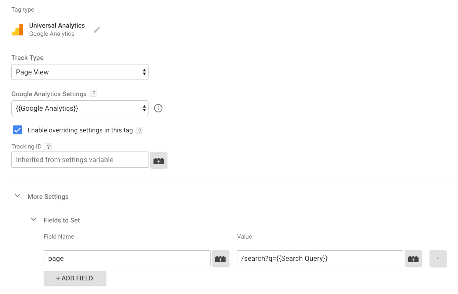 We can then use the ID of this heading tag to capture the search term. To do thi