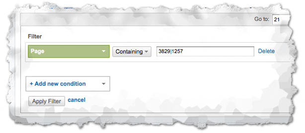 Click 'Advanced Filter' and enter 3029|1258 (this will match 3029OR1258 within t