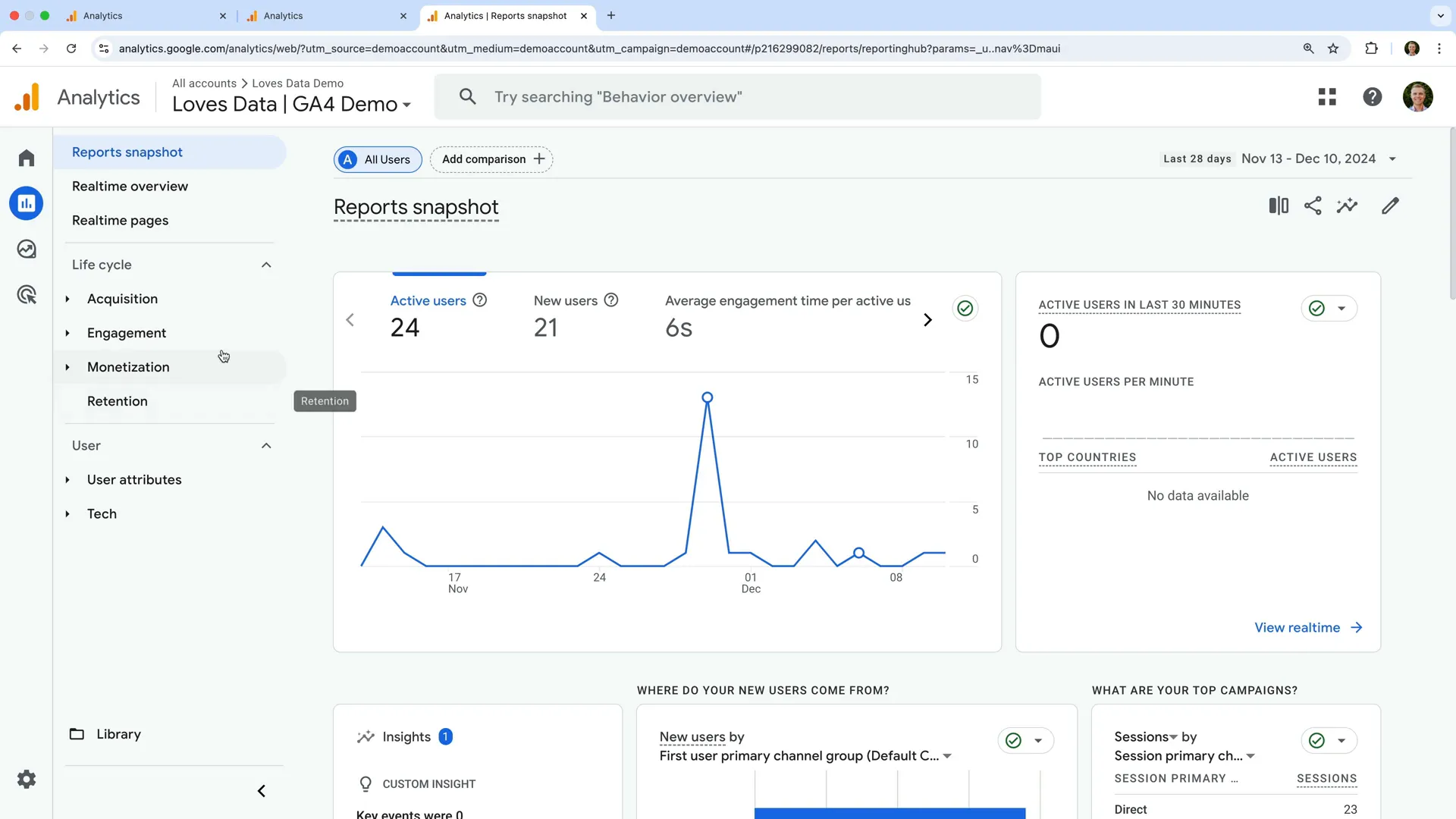 Understanding Google Analytics Date Ranges and Historical Data - Loves Data
