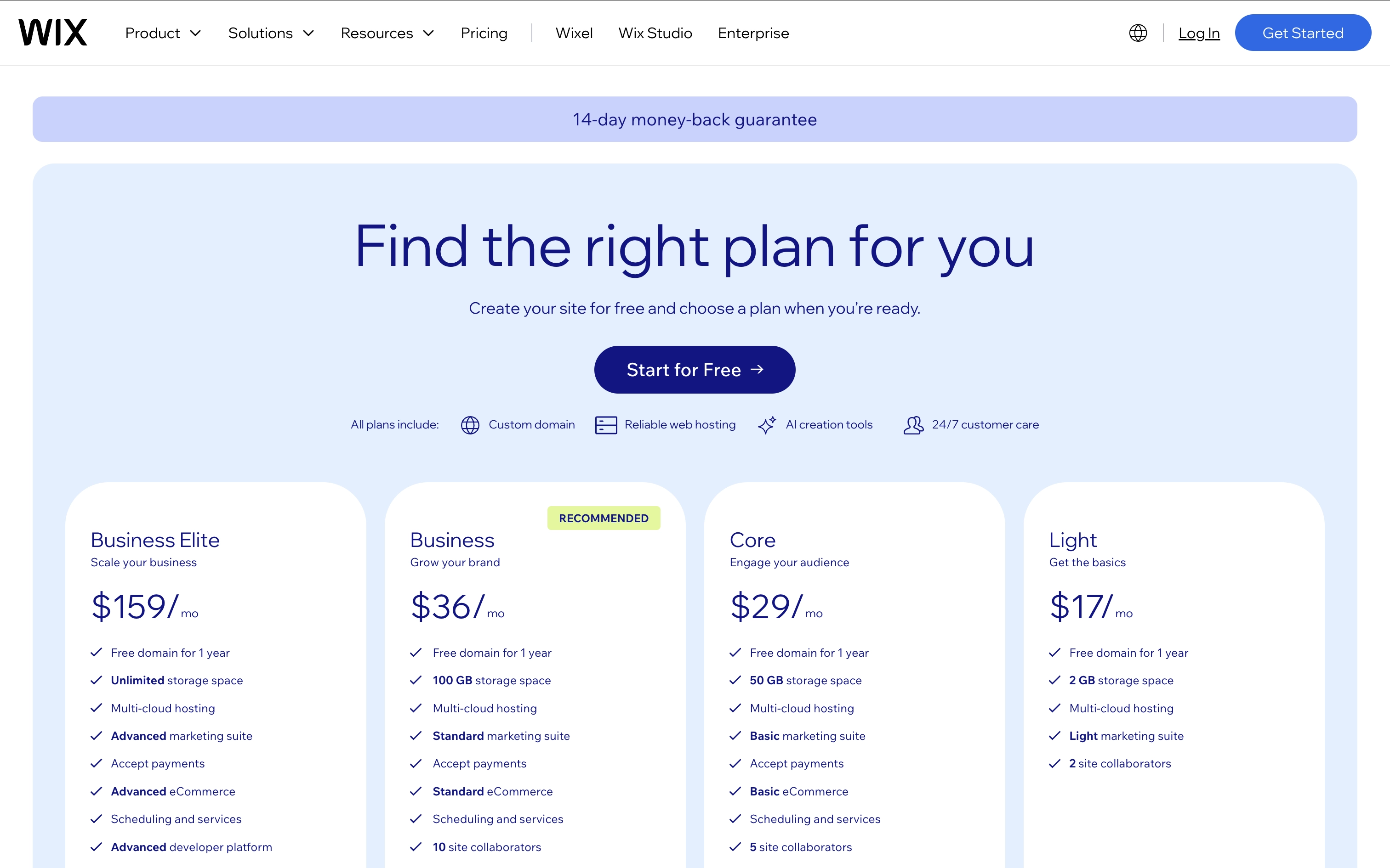 Wix premium plans are required for GA4 and GTM installation